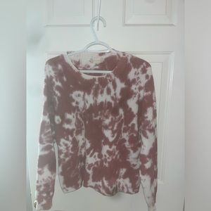 Alter’d State knitted crew neck tie dye sweater